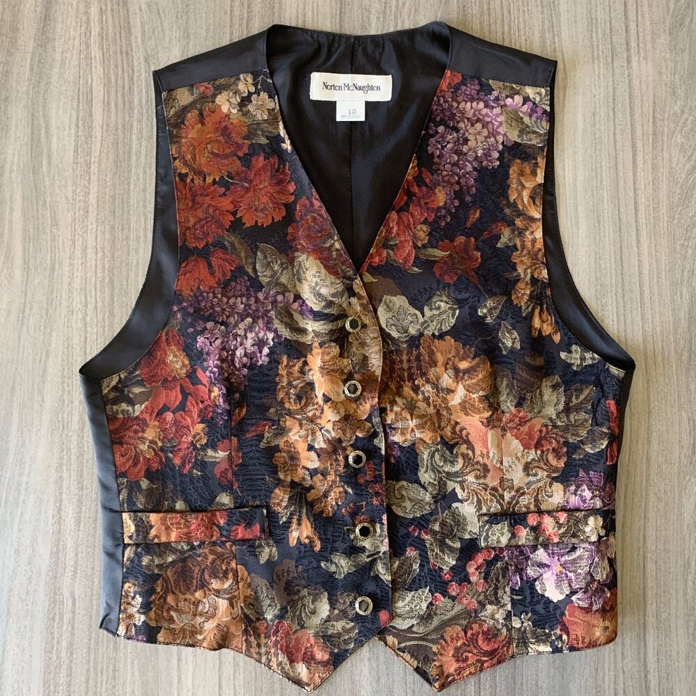Norton McNaughton Men's Floral Vest